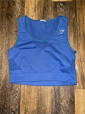 Gymshark Royal Blue Seamless Crop Sports Bra